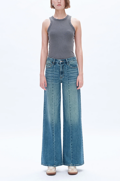 High Rise Wide Leg Jeans