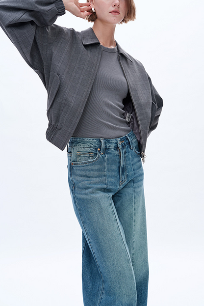 High Rise Wide Leg Jeans