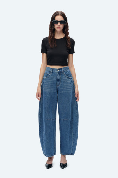 Women's Barrel Jeans Wide Leg