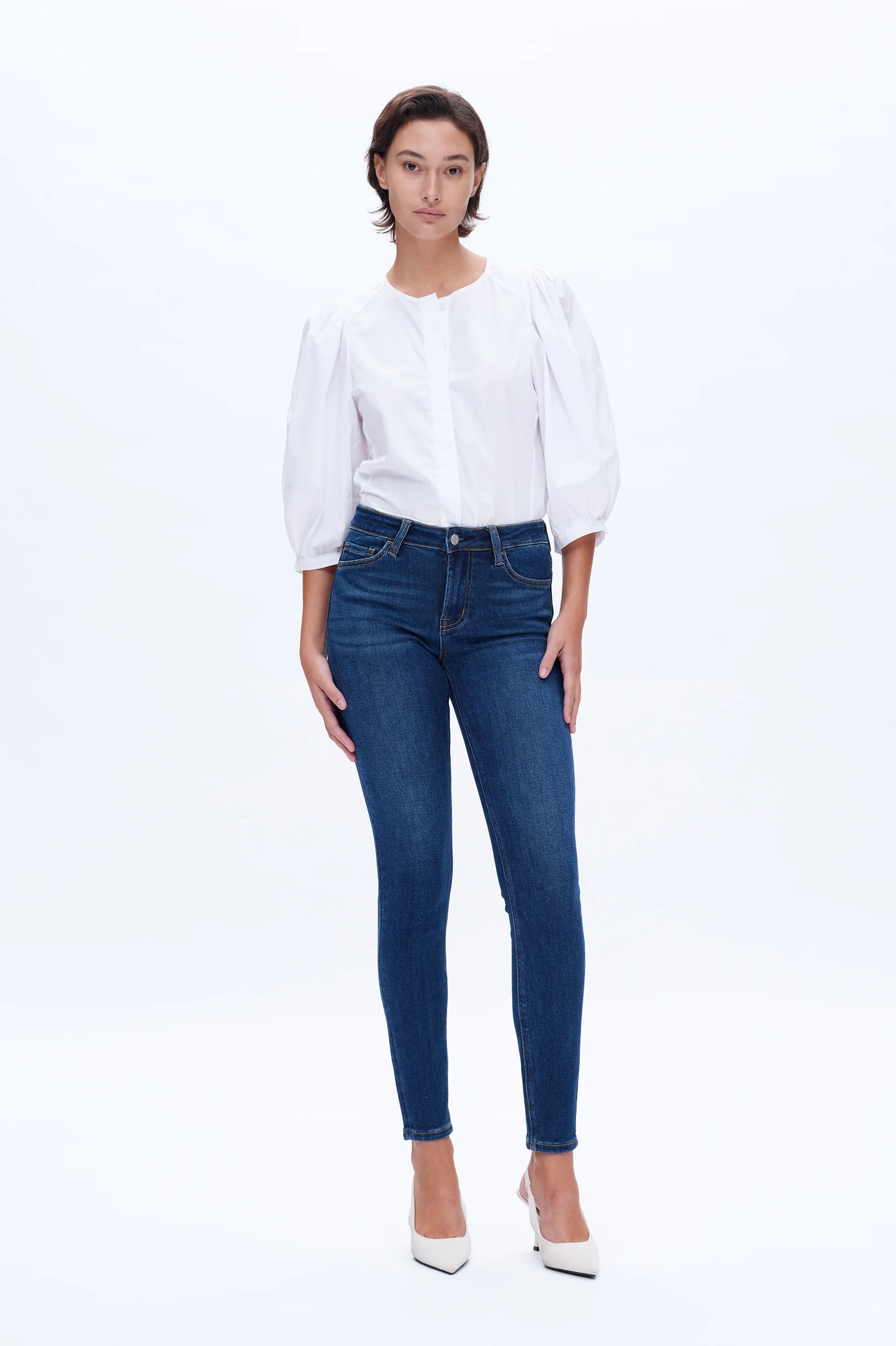 Mid Rise Skinny Jeans