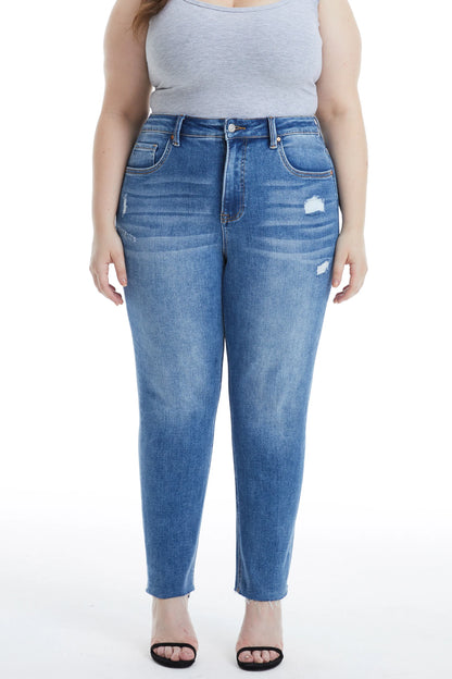 High Rise Skinny Jeans Plus Size