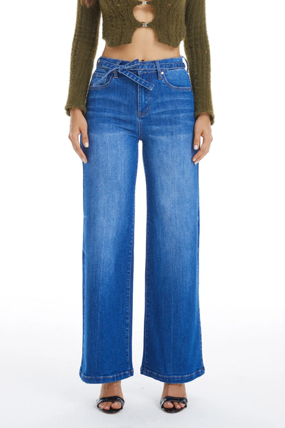 High Rise Wide Leg Jeans