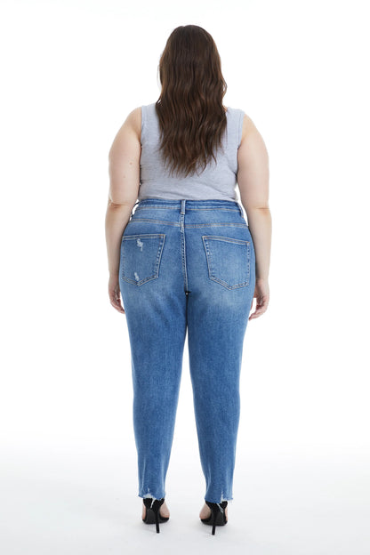 High Rise Skinny Jeans Plus Size