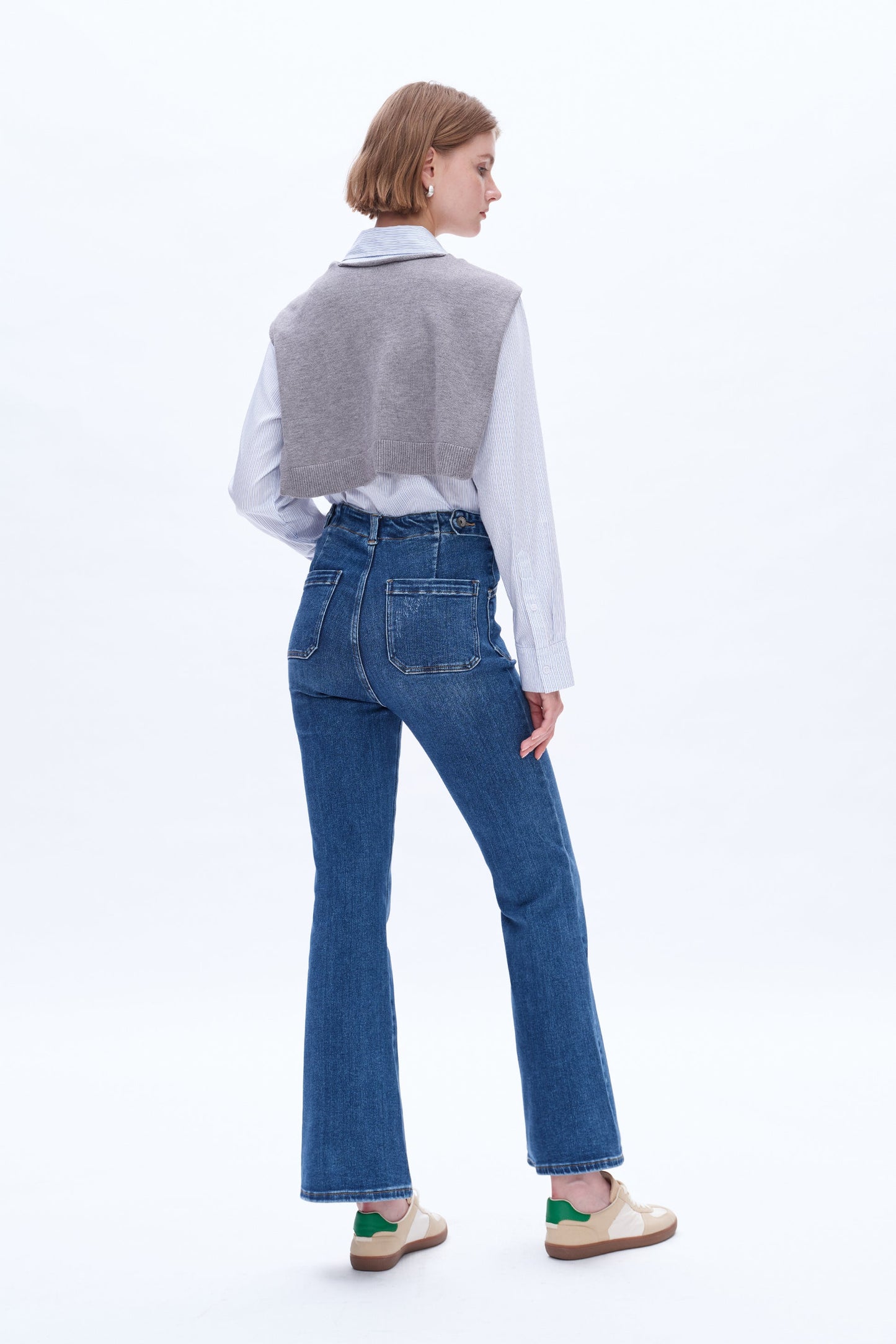 High Rise Flare Jeans