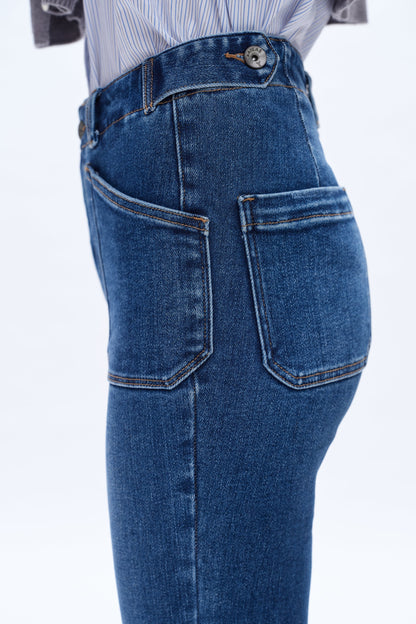 High Rise Flare Jeans