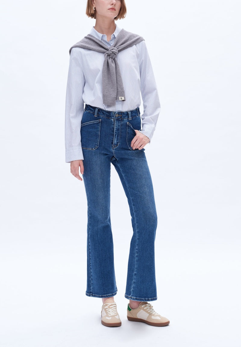 High Rise Flare Jeans