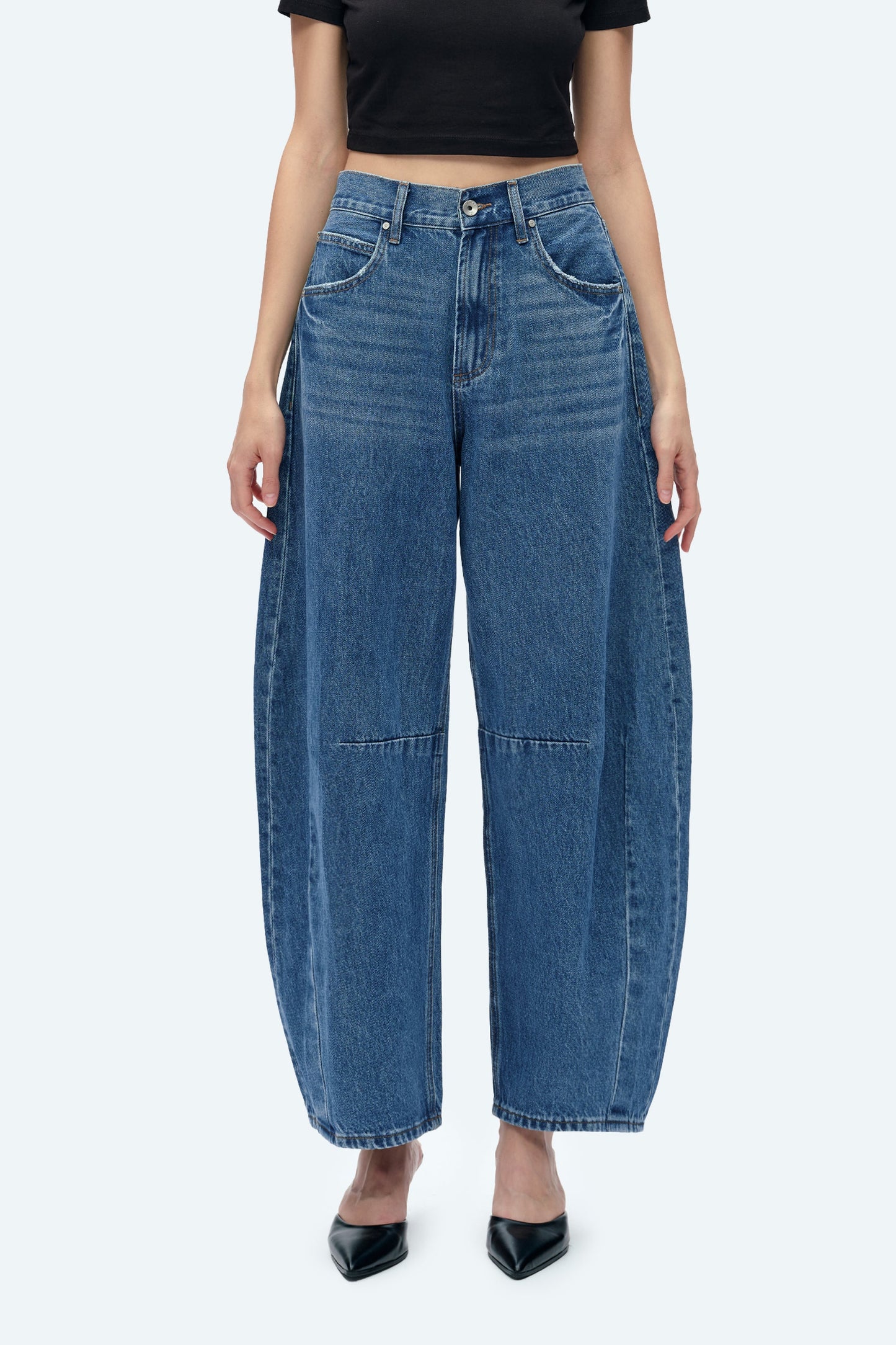 Women's Barrel Jeans Wide Leg