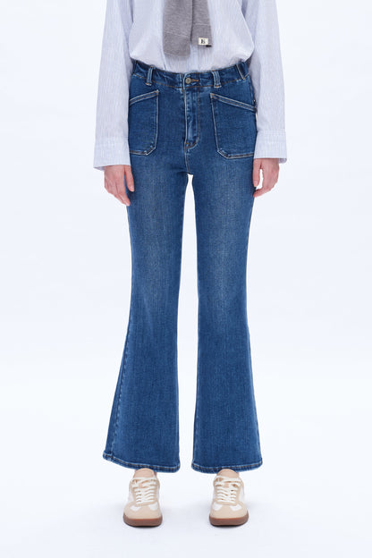 High Rise Flare Jeans