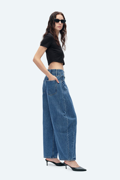 Women's Barrel Jeans Wide Leg