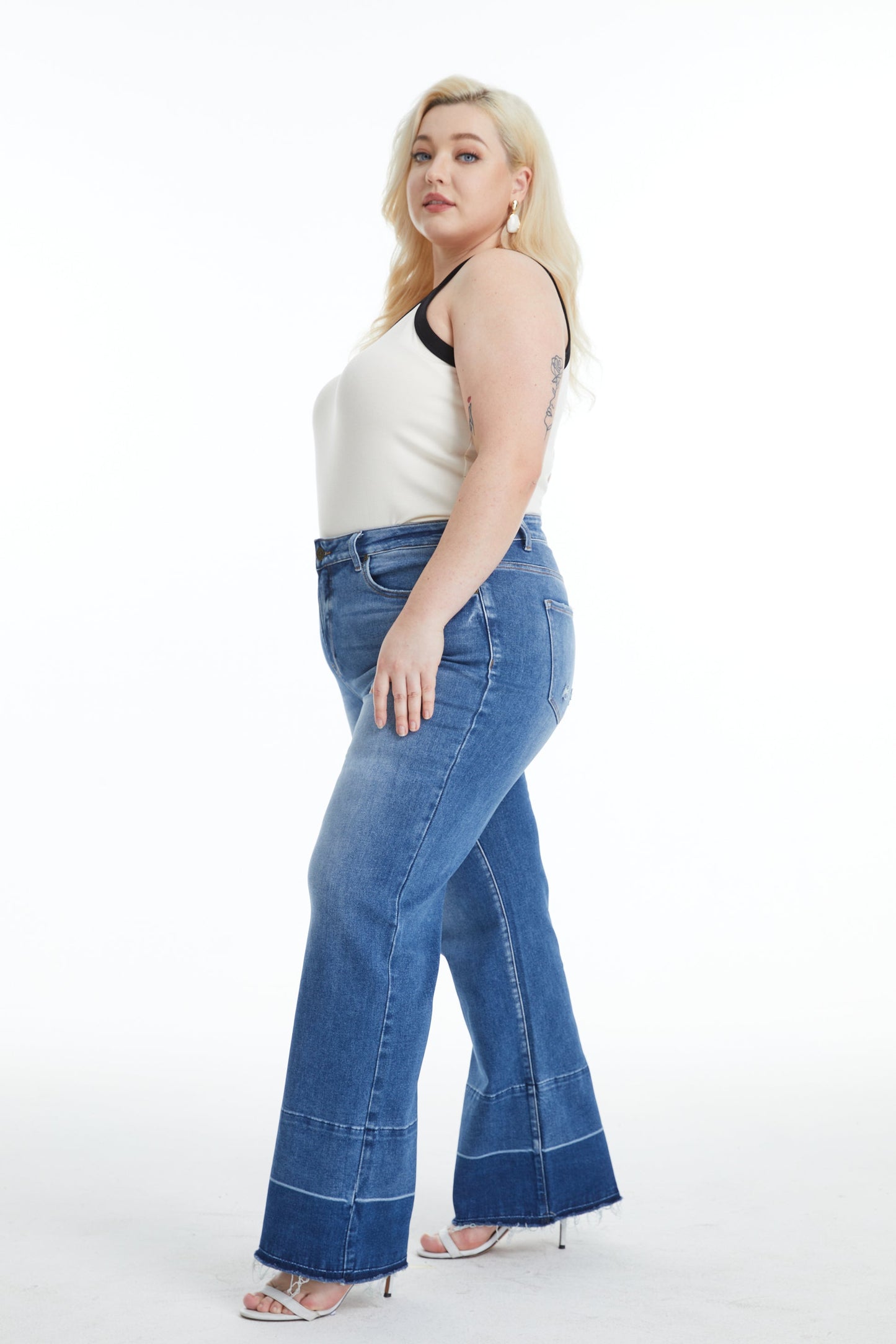 High Rise Wide Leg Jeans