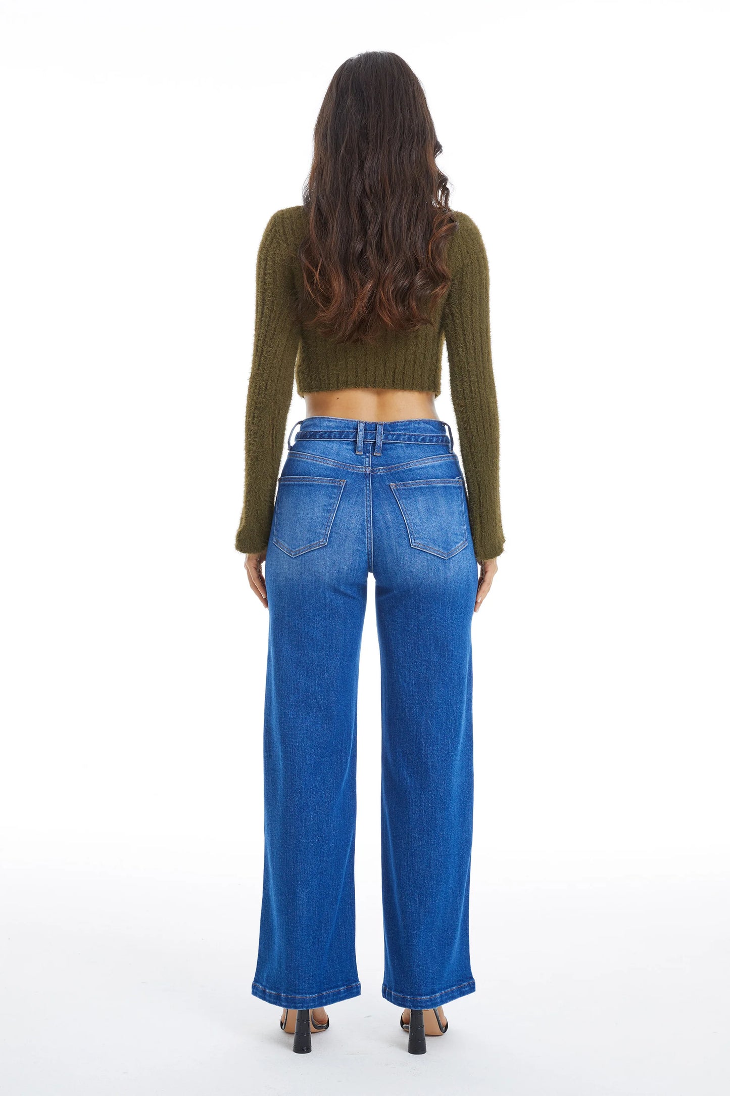 High Rise Wide Leg Jeans