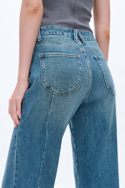 High Rise Wide Leg Jeans