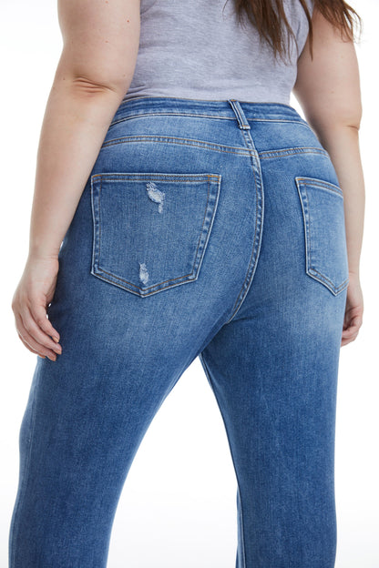 High Rise Skinny Jeans Plus Size