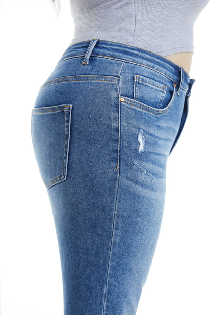 High Rise Skinny Jeans Plus Size