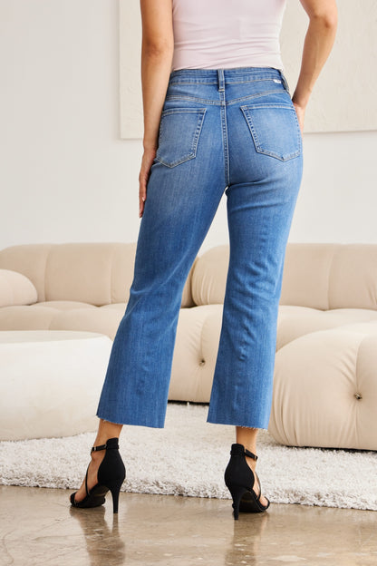 Full Size Tummy Control High Waist Jeans