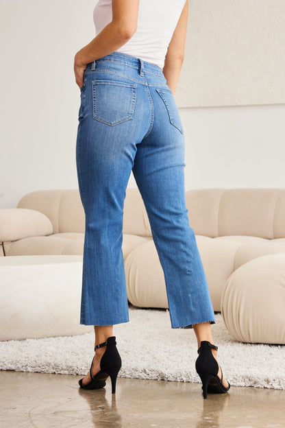 Full Size Tummy Control High Waist Jeans