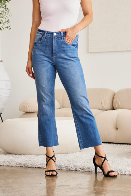 Full Size Tummy Control High Waist Jeans