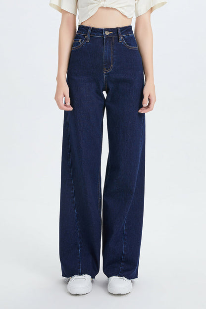 Women's High Rise Wide Leg Jeans